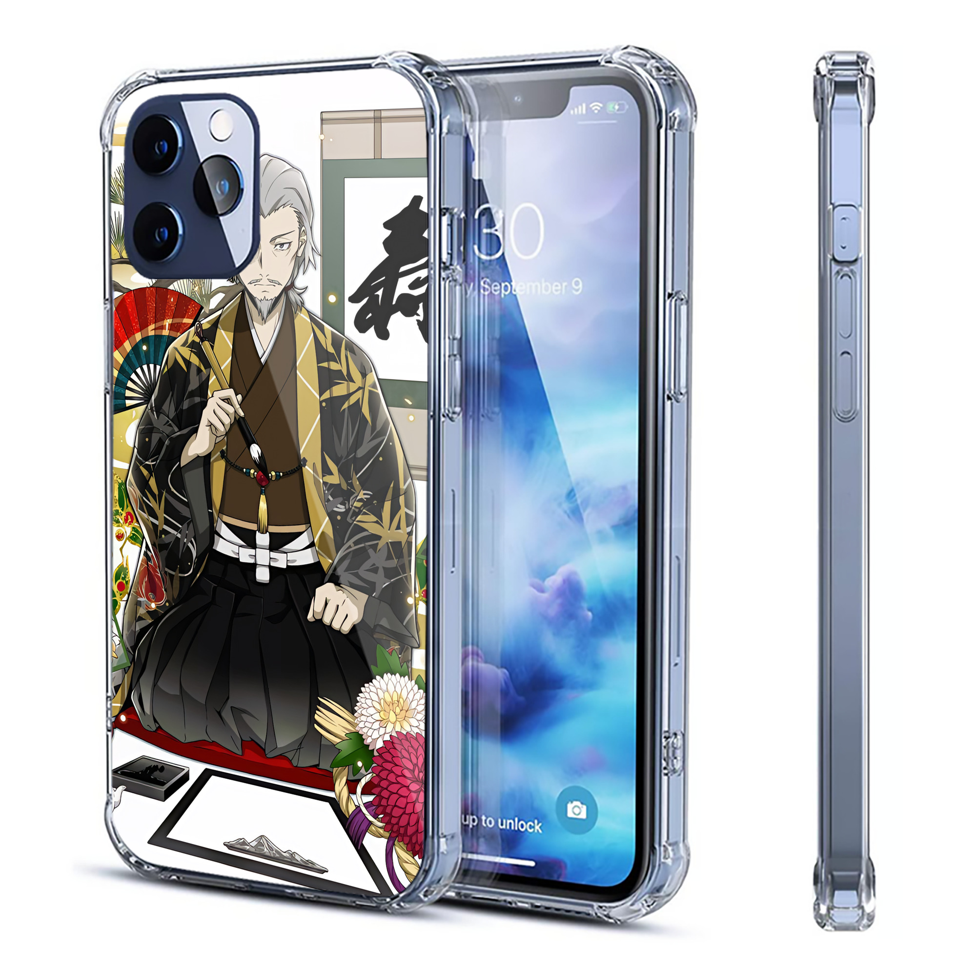 （画像用） 文豪ストレイドッグス Bungo Stray Dogs 【iPhone 12シリーズ対応】透明スマホケース（クリアソフトケース）